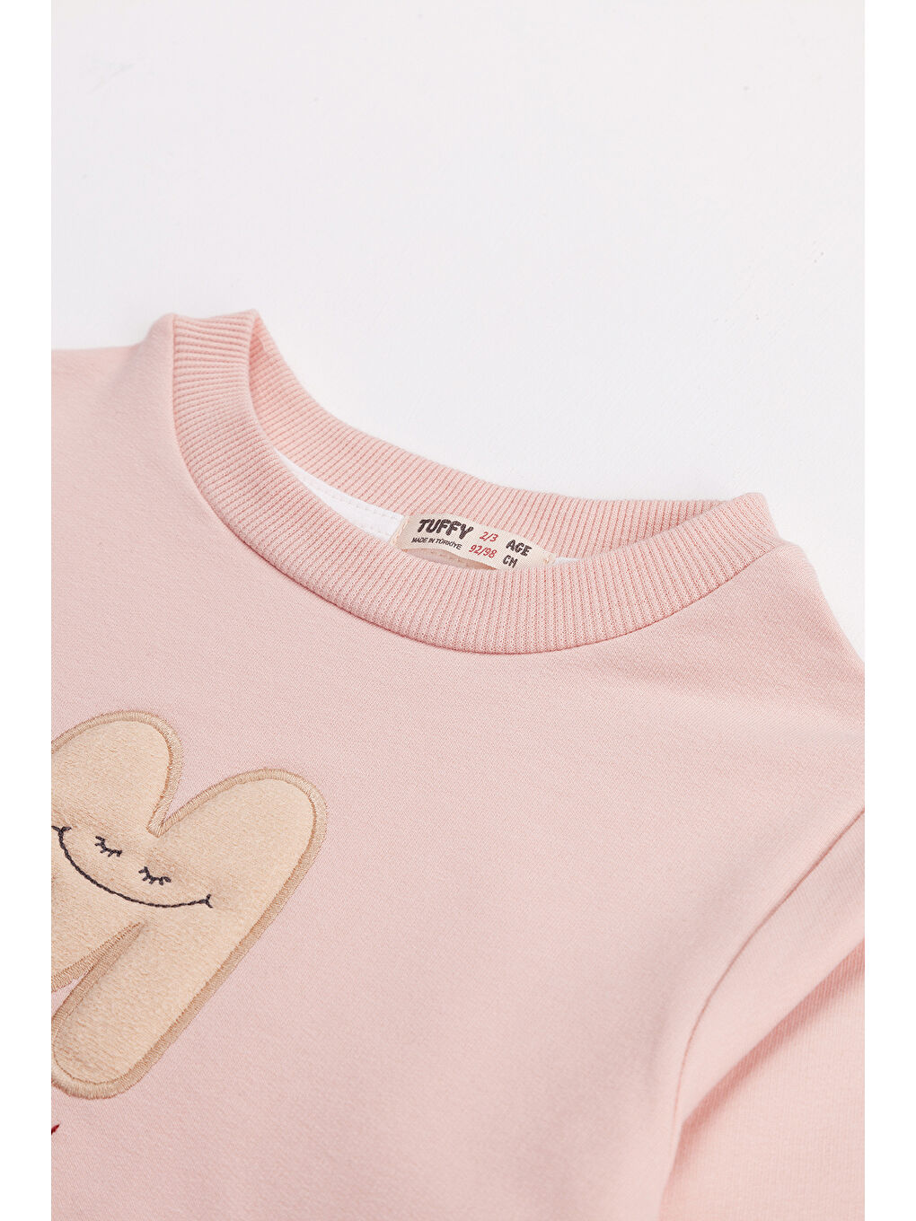 MİSSTUFFY Kırmızı Kız Çocuk 2'li Paket Basic Sweatshirt - 7