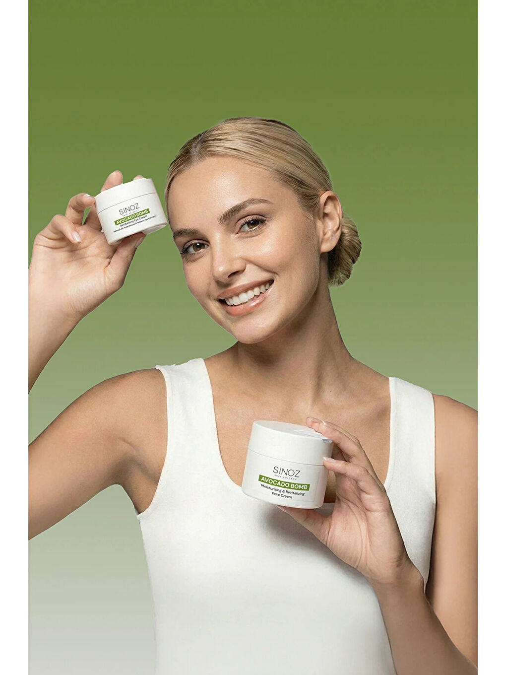 Avokado Bomb Yoğun Nemlendirici Yüz Kremi & Göz Kremi 2'li Bakım Seti-4