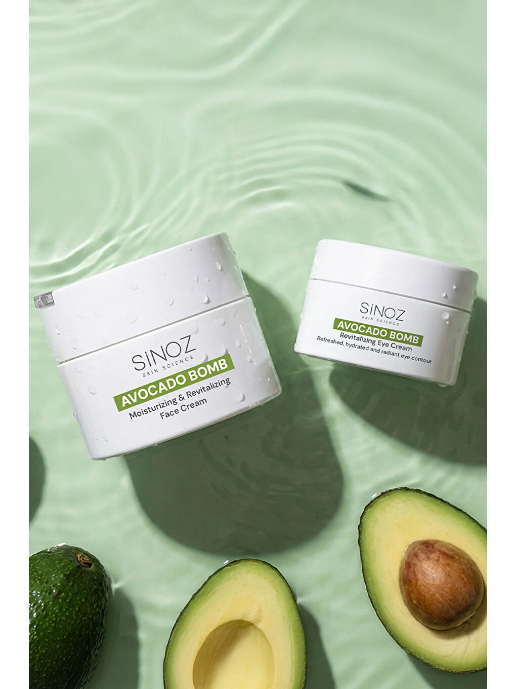 Avokado Bomb Yoğun Nemlendirici Yüz Kremi & Göz Kremi 2'li Bakım Seti-5