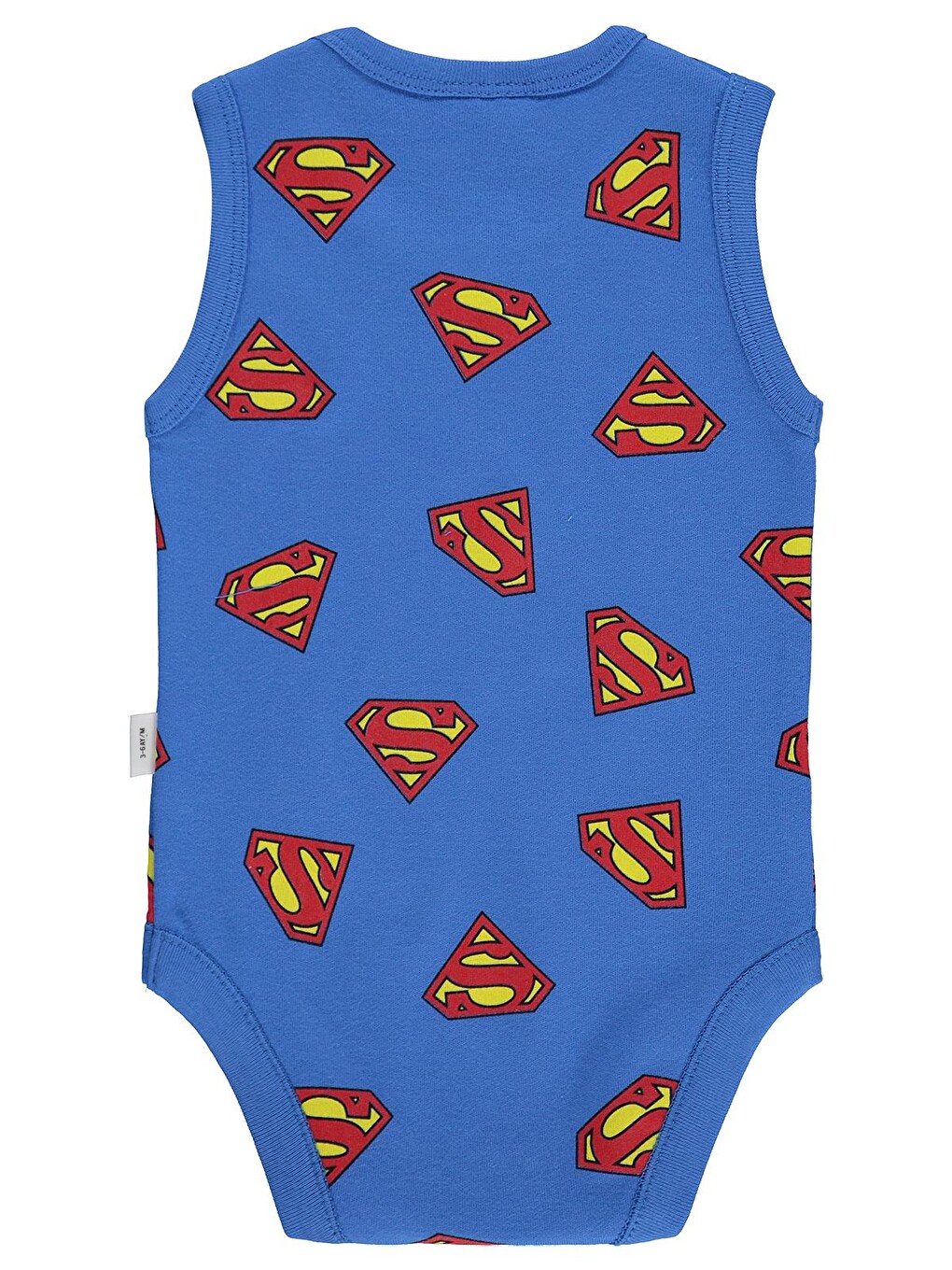Baby Superman Empirmeli 3-18 Ay Çıtçıtlı Badi - Mavi-1
