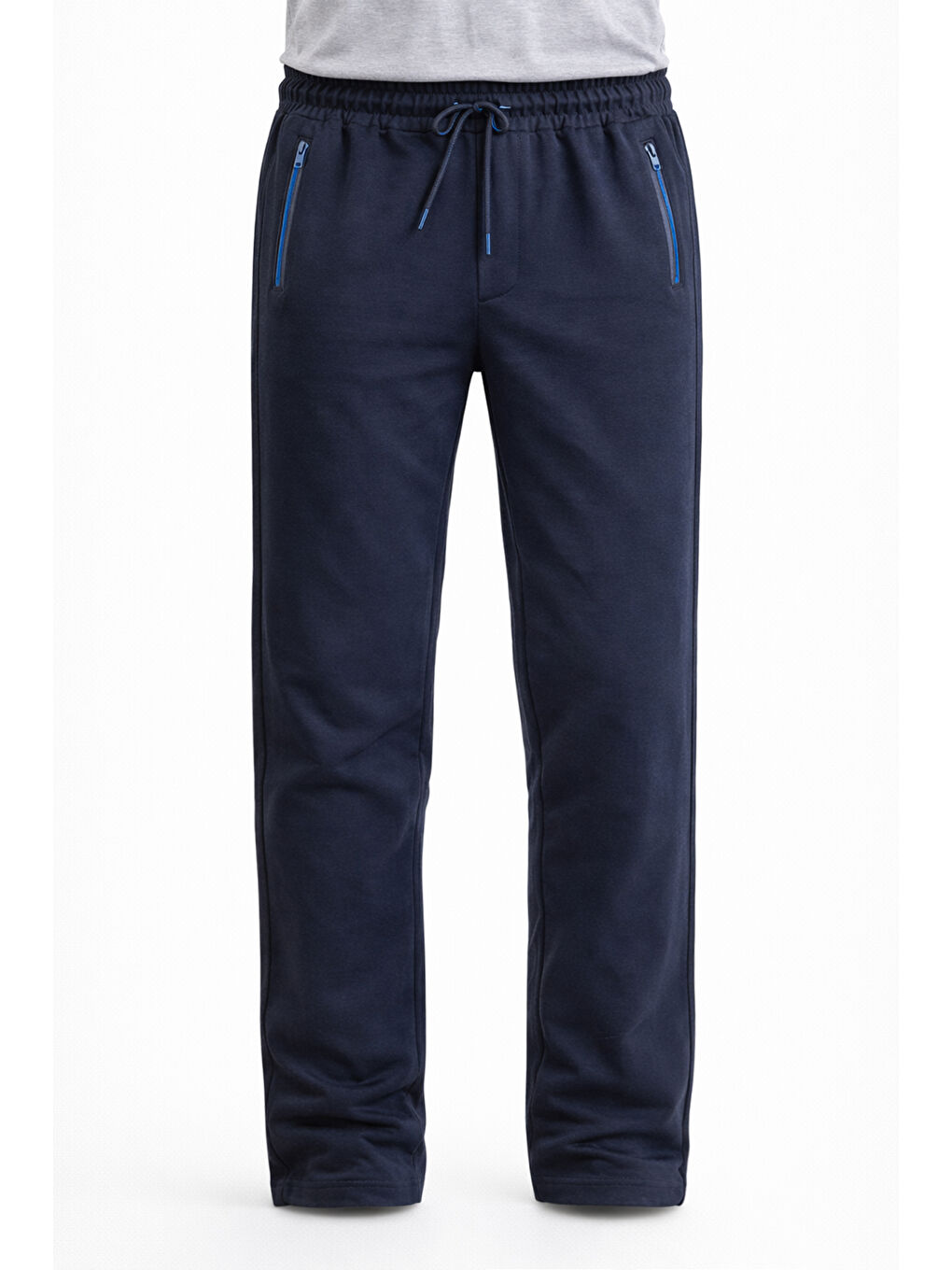 Erkek Beli Lastikli 3 Cepli Eşofman Altı 5059 Lacivert-1