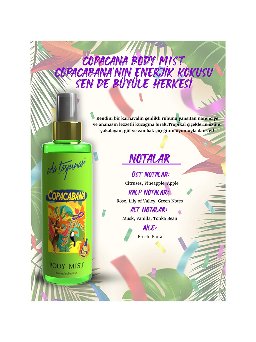 Copacabana Body Mist - 200 ml (EGY0017)-2