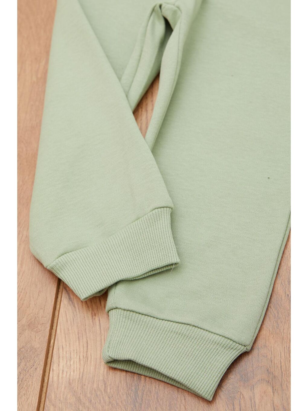 Haki Erkek Bebek Robot Desenli Kanguru Cepli Eşofman Takımı 17384-3