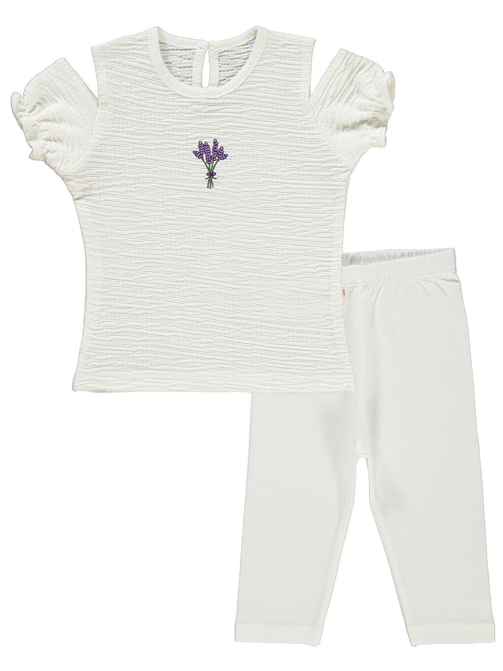 Baby Kız Bebek Takım 6-18 Ay Ekru