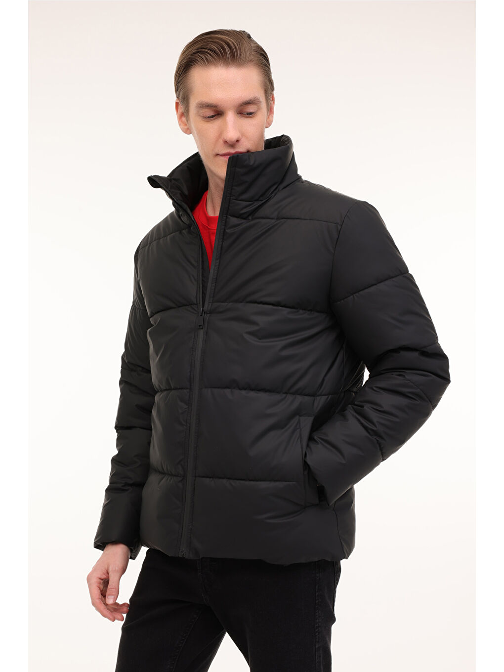 ML CHEN 2C2281 4PR Siyah Erkek Kısa Kaban