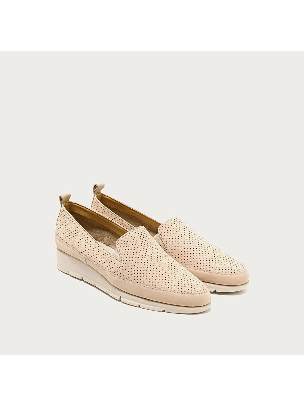 Pembe Kadın Sneaker 51H2 NABUK Panna (OFF White)-2
