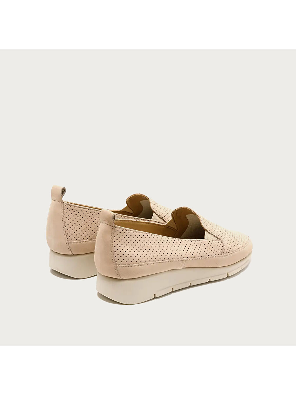 Pembe Kadın Sneaker 51H2 NABUK Panna (OFF White)-3