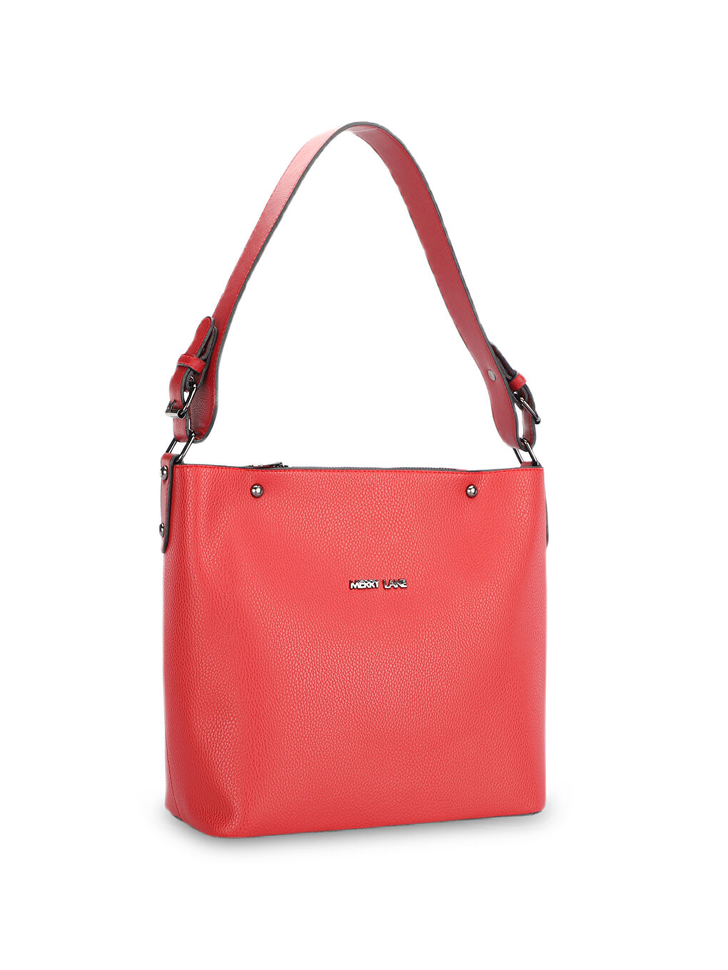 PALERMO NATUREL Kadın Omuz Çantası Kırmızı-2