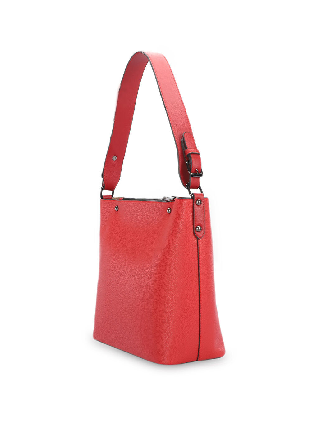 PALERMO NATUREL Kadın Omuz Çantası Kırmızı-3