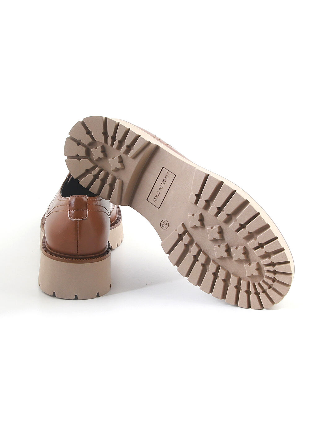 Kahverengi Kadın Klasik Ayakkabı 1M5319 5319 Vitello RY Cuoio-4