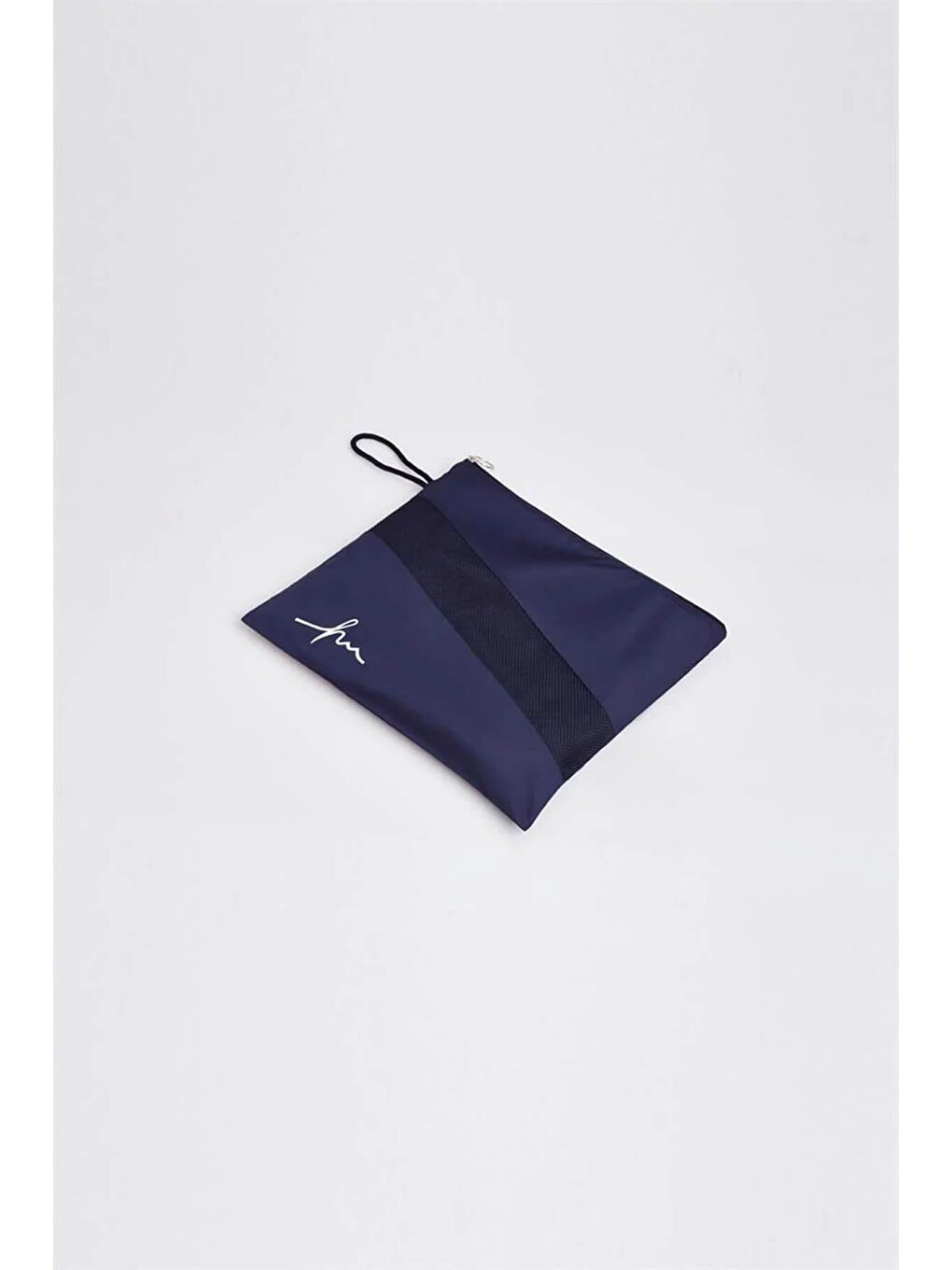 File Detaylı Lacivert 5 Parça Tam Tesettür Mayo Takımı 2853-5