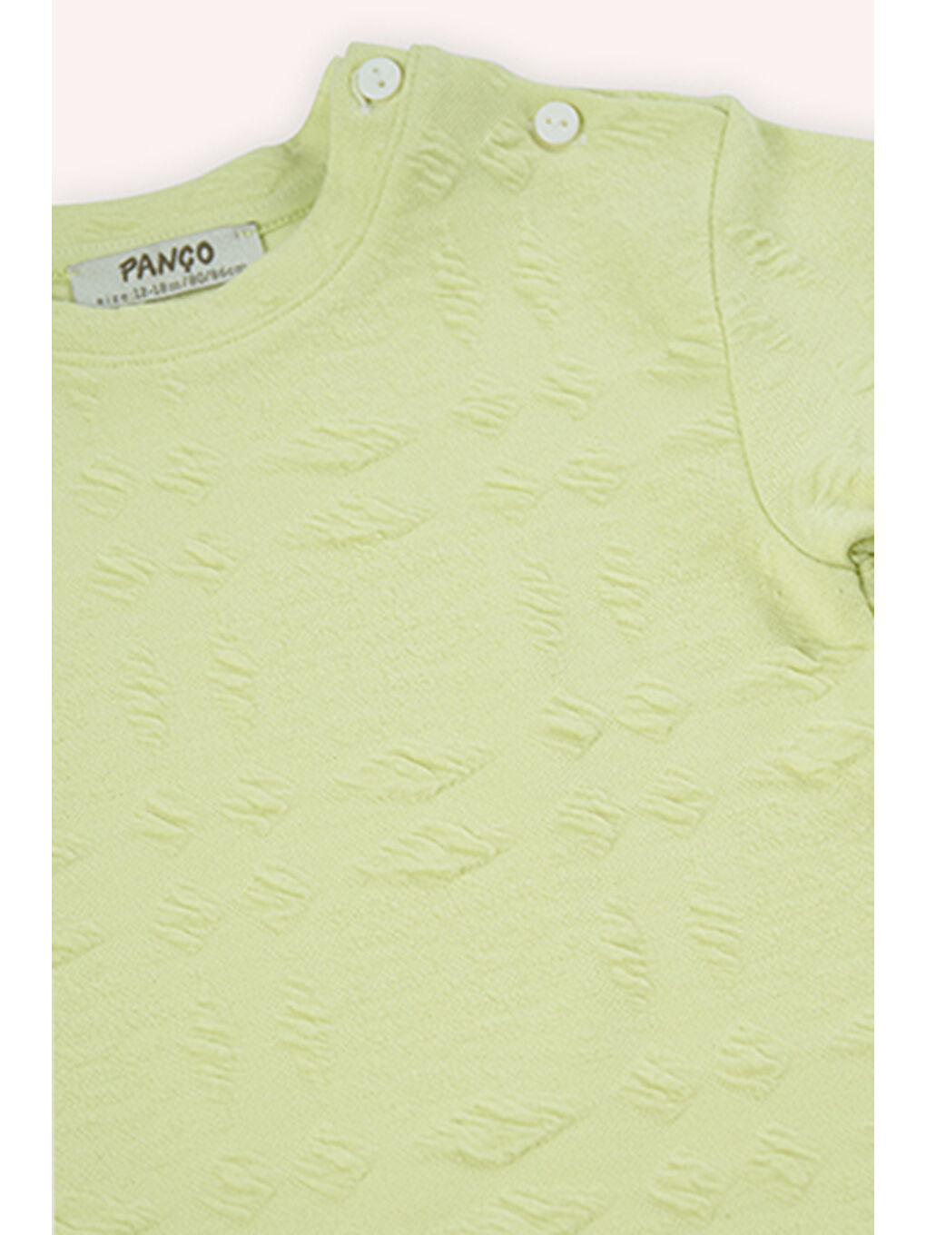 Erkek Bebek Kısa Kollu Yeşil Tişört-2