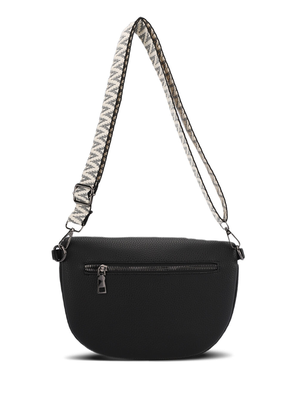 KANGURU Kadın Omuz Çantası Siyah-1