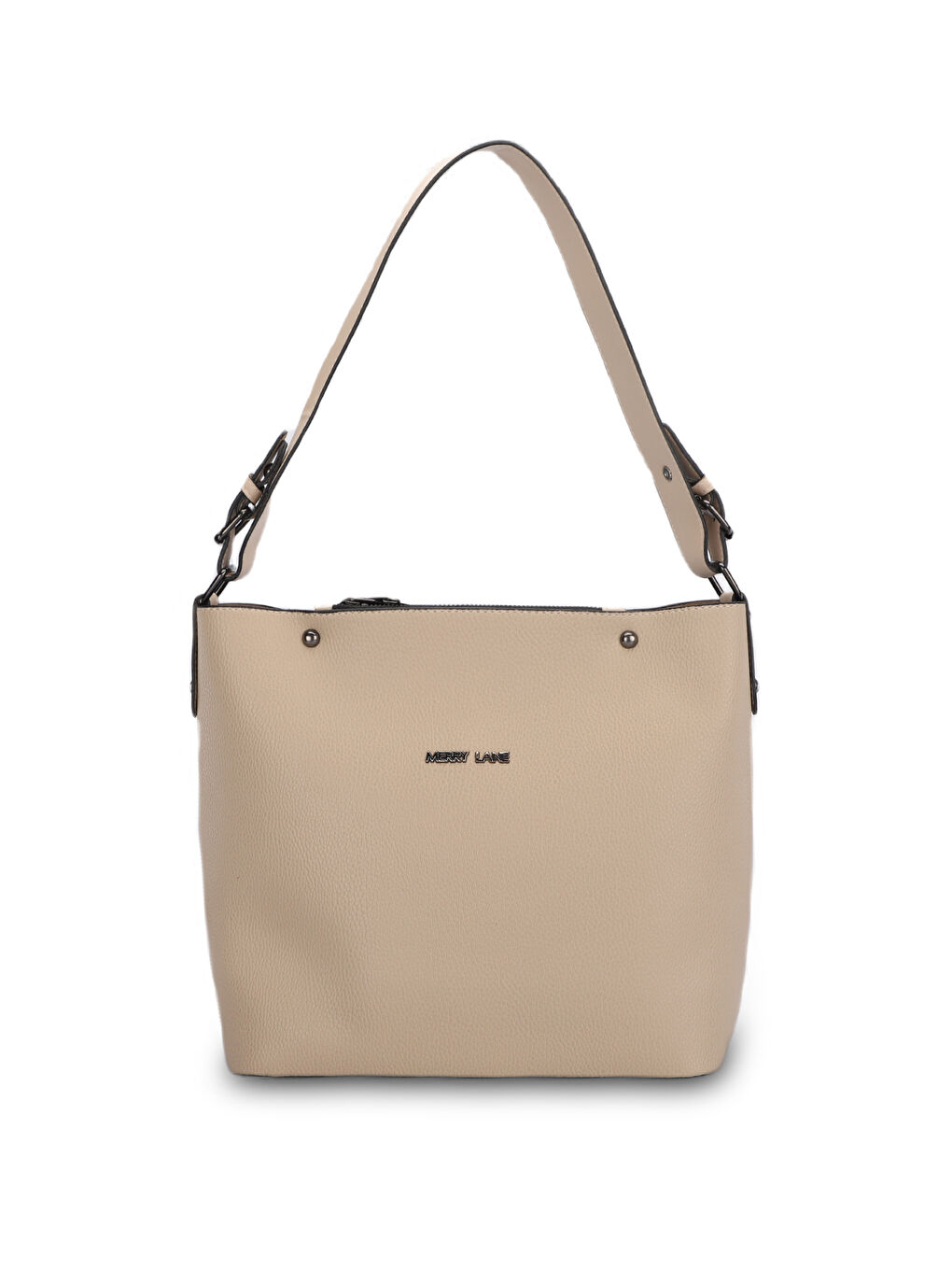 Bej PALERMO NATUREL Kadın Omuz Çantası Koyu bej-1