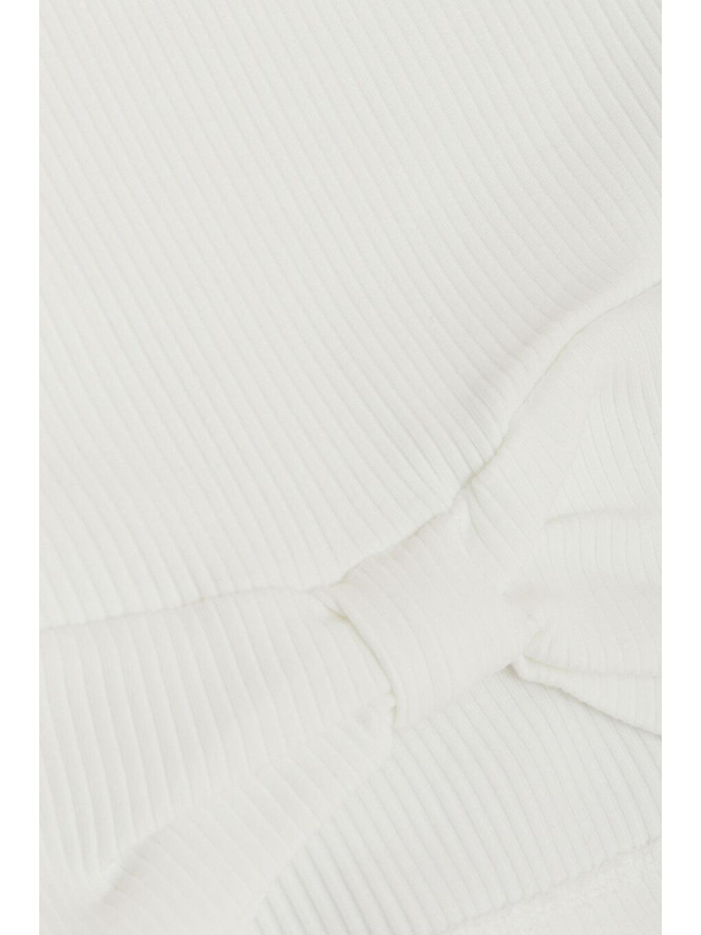 Kız Çocuk Crop Tişört Göbek Dekolte Detaylı Ekru (8-14 Yaş)-3