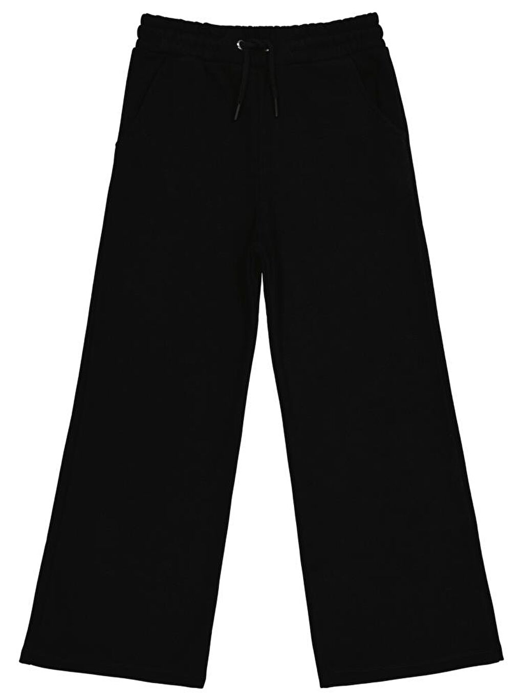 Siyah Girls Düz 10-13 Yaş Eşofman Altı