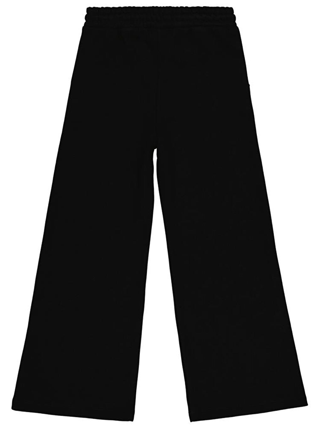 Siyah Girls Düz 10-13 Yaş Eşofman Altı-1