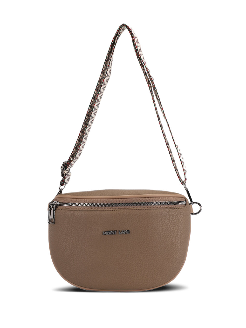 Bej KANGURU Kadın Omuz Çantası Vizon