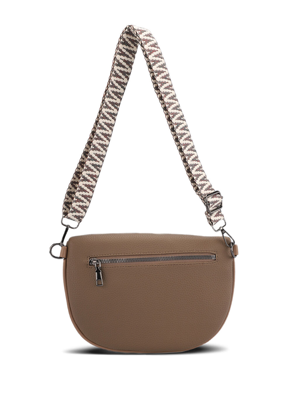 Bej KANGURU Kadın Omuz Çantası Vizon-1