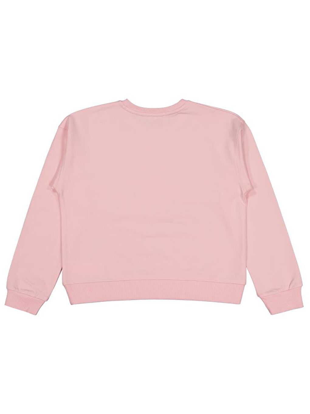 Pembe Girls More Good Vibes Baskılı 10-13 Yaş Sweatshirt-1