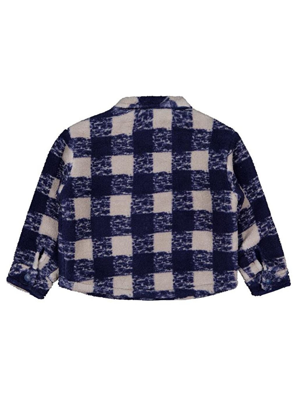 Lacivert Boys Ekoseli Welsoft 2-5 Yaş Gömlek-1