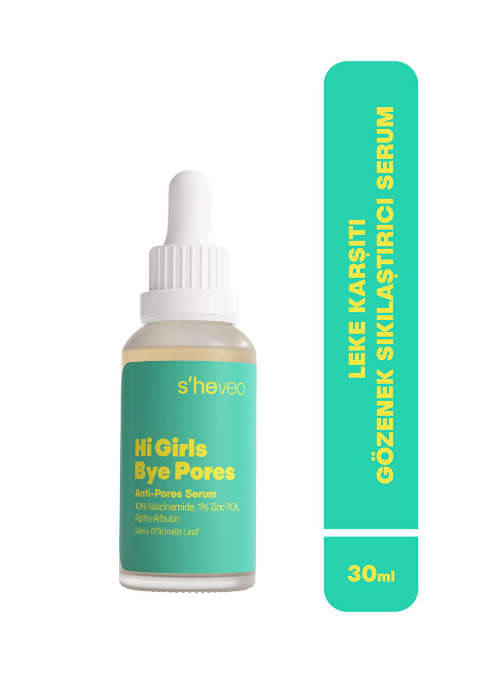 Gözenek Sıkılaştırıcı ve Leke Karşıtı Niasinamid Vegan Serum 30 ml Hi Girls Bye Pores