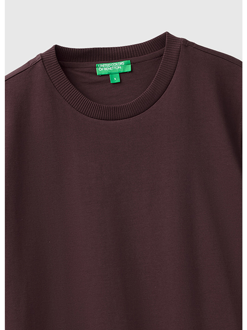 Kadın Kahverengi %100 Pamuk Boxy Fit T-shirt-2
