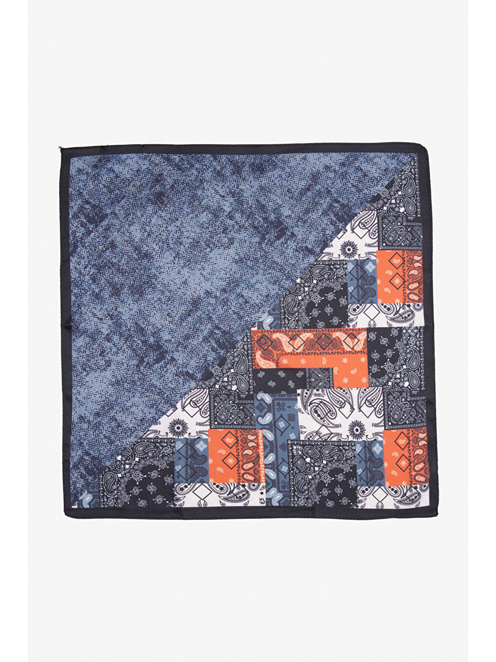 Erkek Lacivert-Kiremit Mendil-1