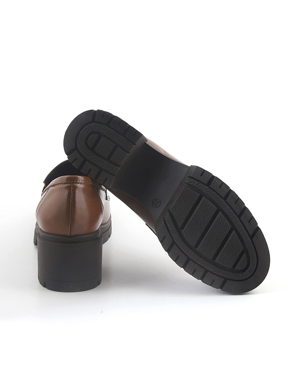 Kadın Kahverengi Loafer Ayakkabı 3H5435 5435 Vitello RY Cuoio-2