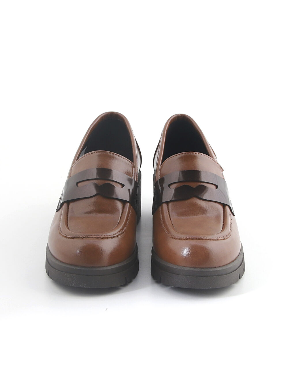 Kadın Kahverengi Loafer Ayakkabı 3H5435 5435 Vitello RY Cuoio-3