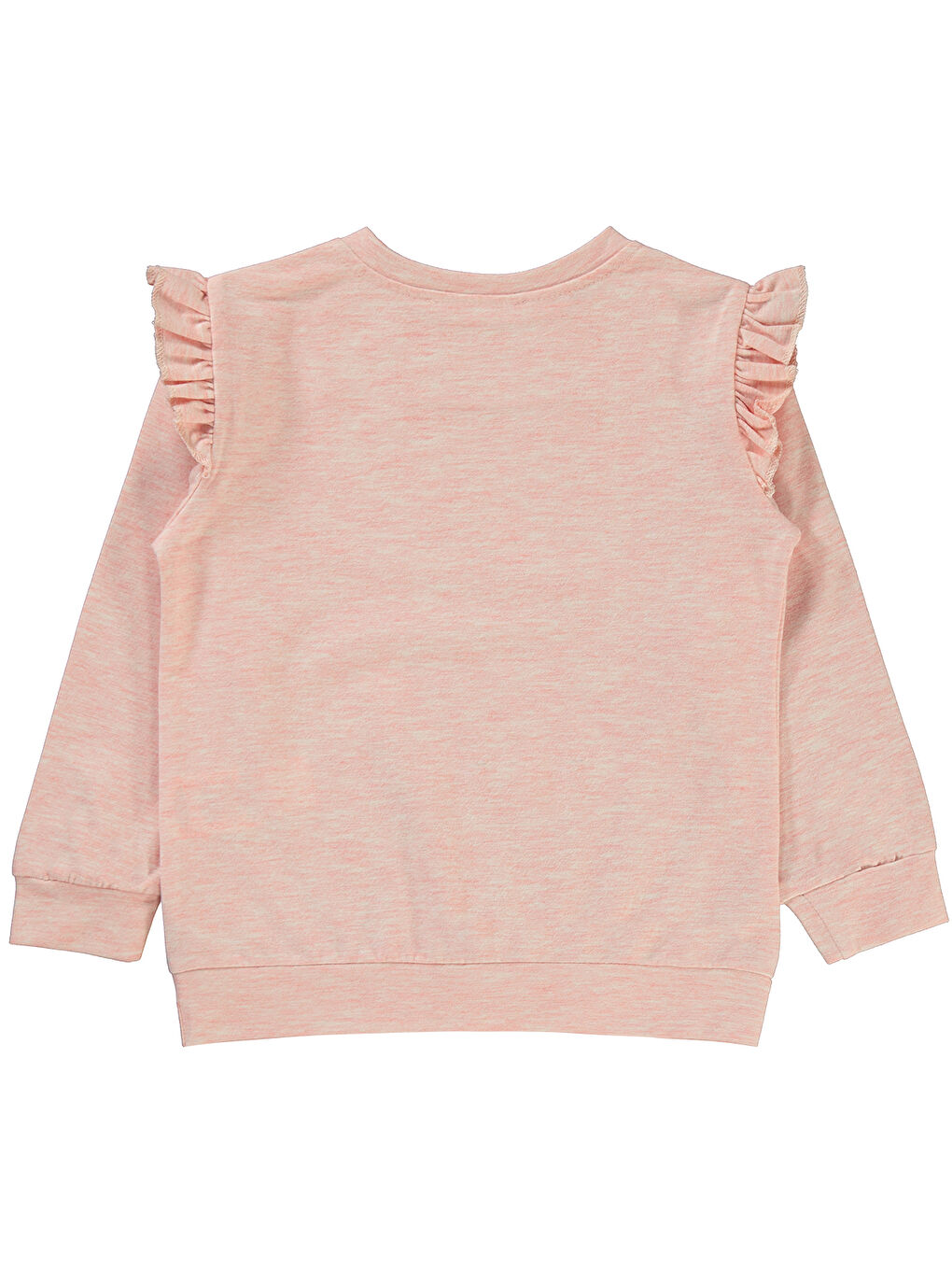 Civil Pembe Girls Kız Çocuk Sweatshirt 2-5 Yaş Pembemelanj - 1