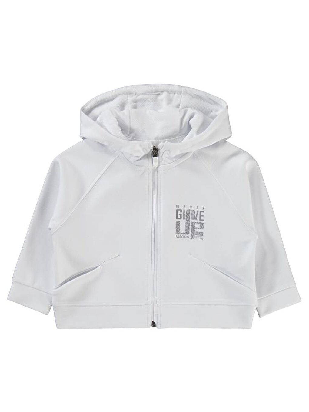 Beyaz Girls Leopar Baskılı 2-5 Yaş Hırka