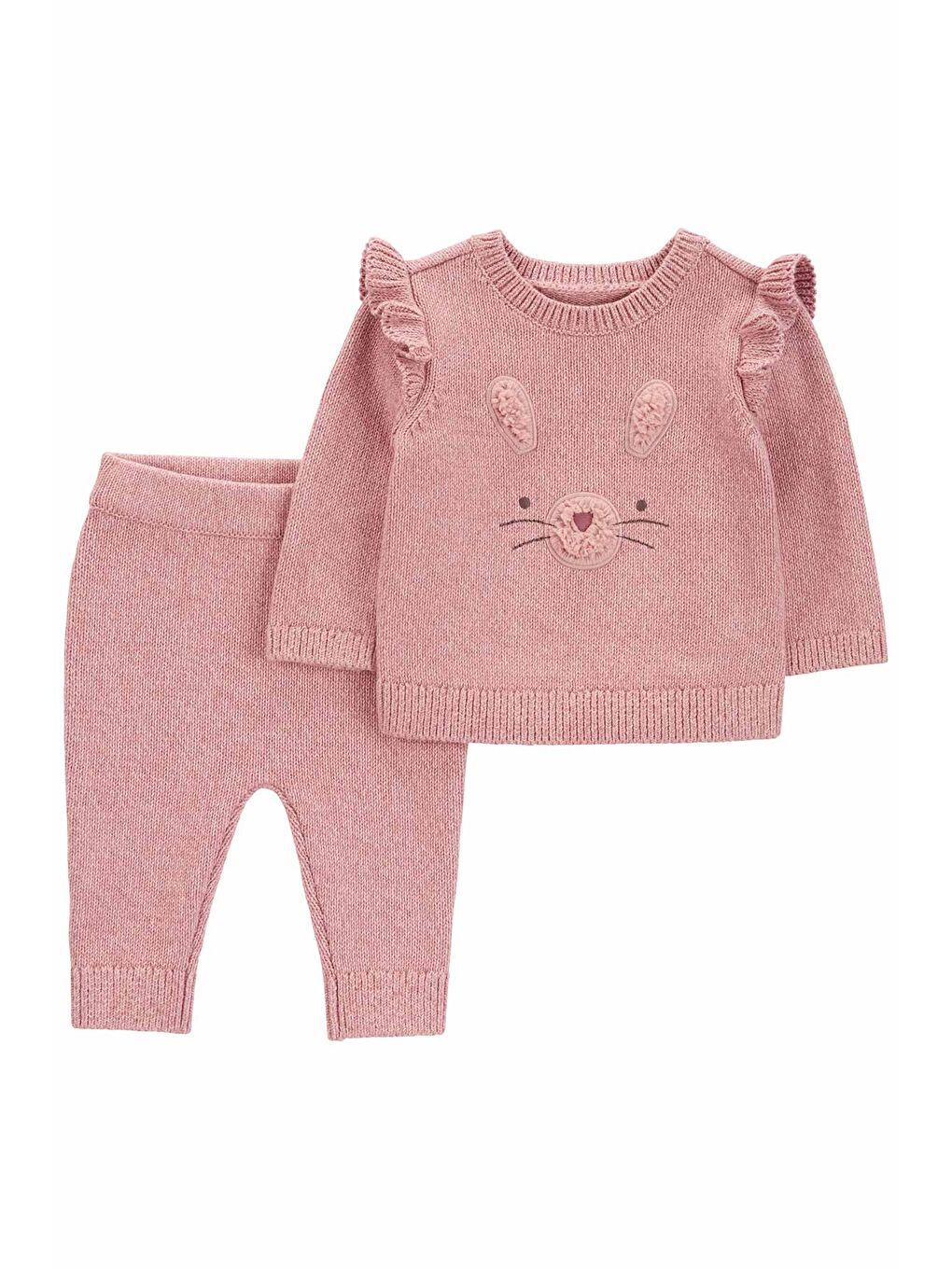 Carter's Pembe Kız Bebek Alt Üst Set 2'li Paket