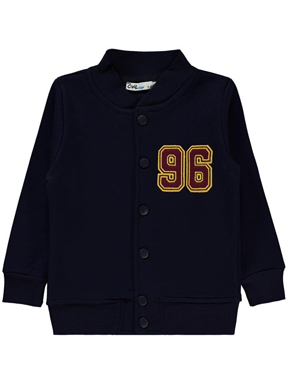 Lacivert Boys 96 Nakışlı Kolej 2-5 Yaş Hırka