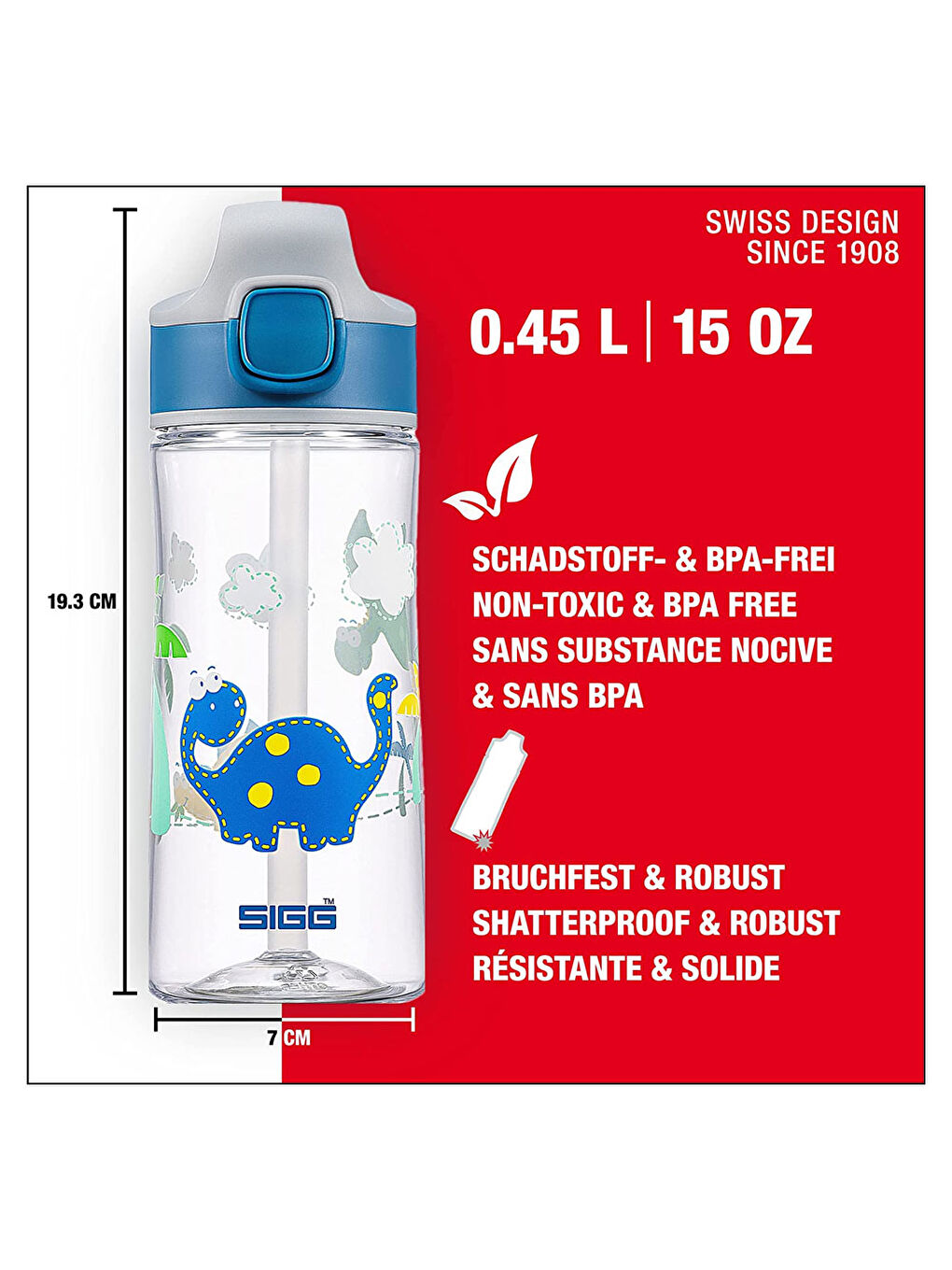 Sigg Miracle Dinosaur Friend 450ml Matara 8731.90 - 1