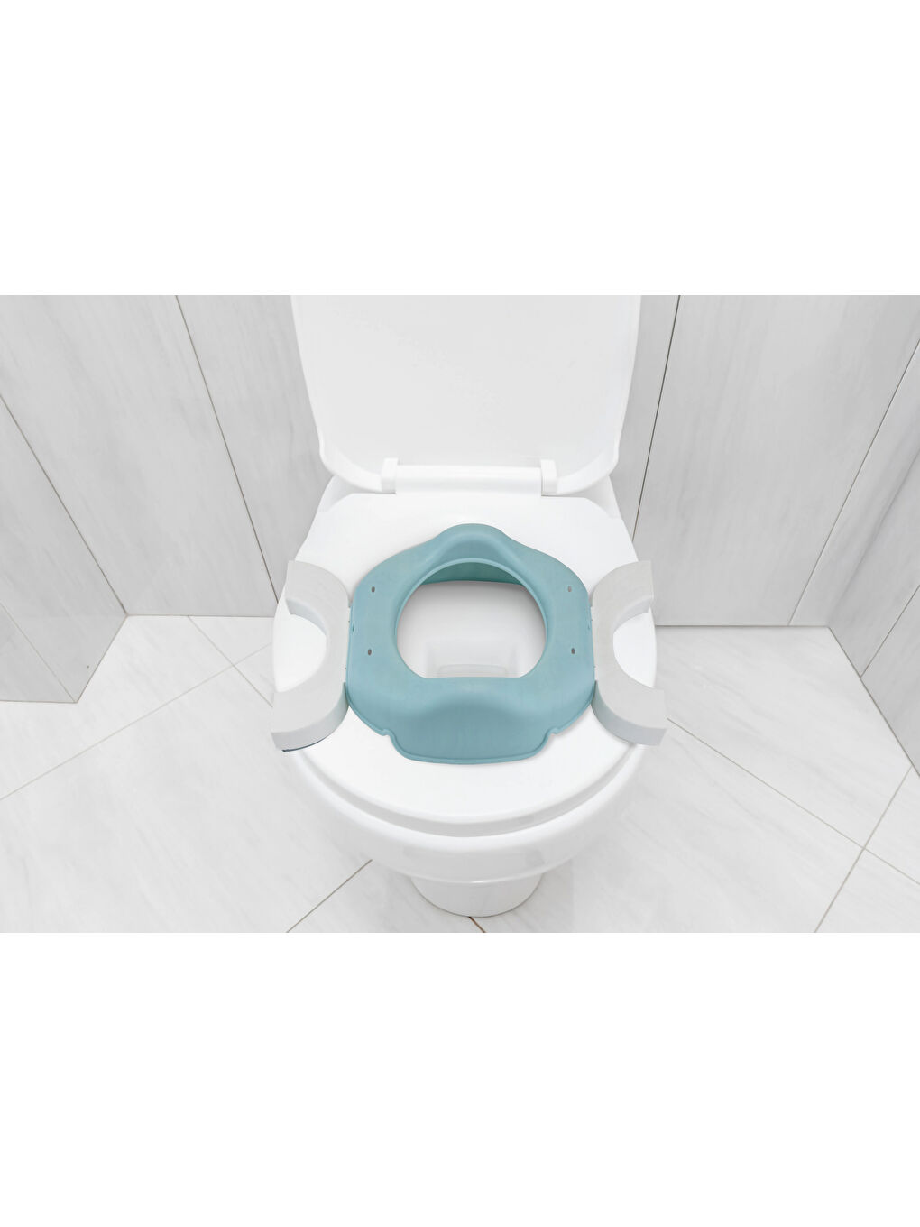 Portatif Katlanabilir Lazımlık Soft Mavi New Color-4