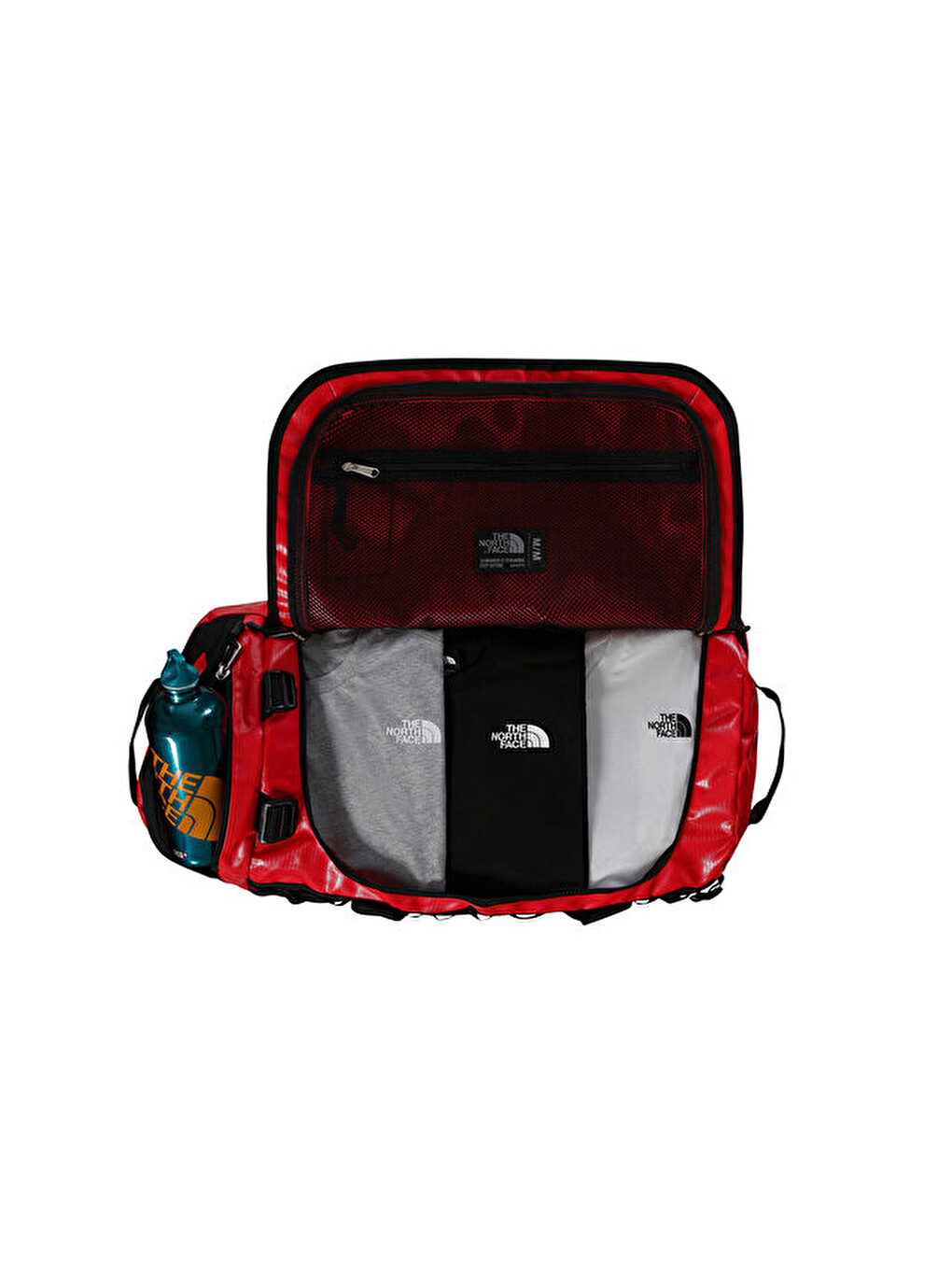 Base Camp Duffel - M Suya Dayanıklı Kamp Çantası (71l) Nf0a52sa54a1 Kırmızı-2