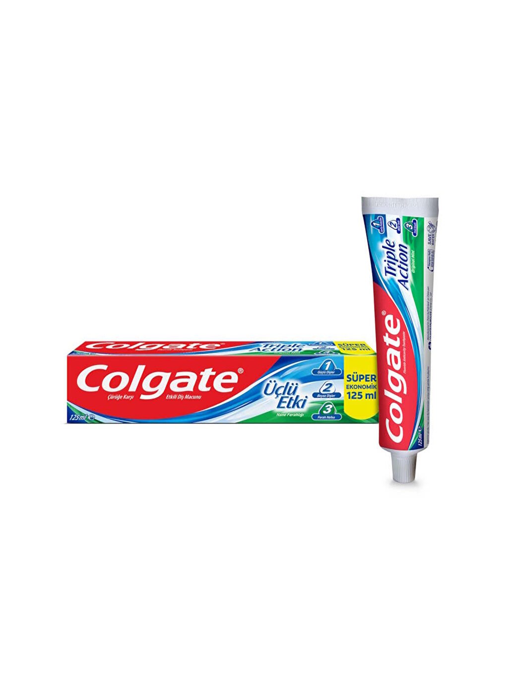 Colgate Üçlü Etki Diş Macunu 125ml Nane Ferahlığı