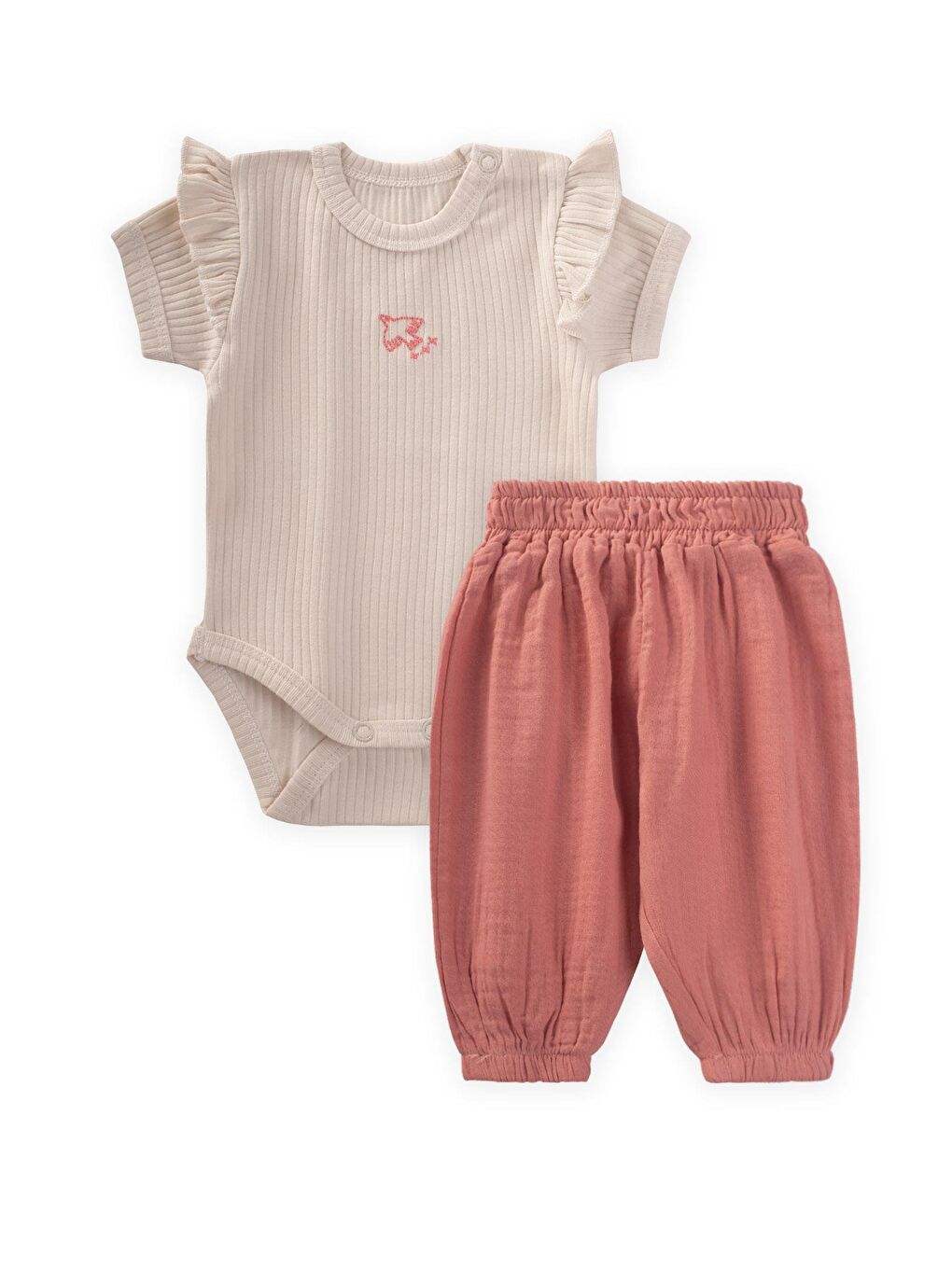 Bej Kız Çocuk Takım