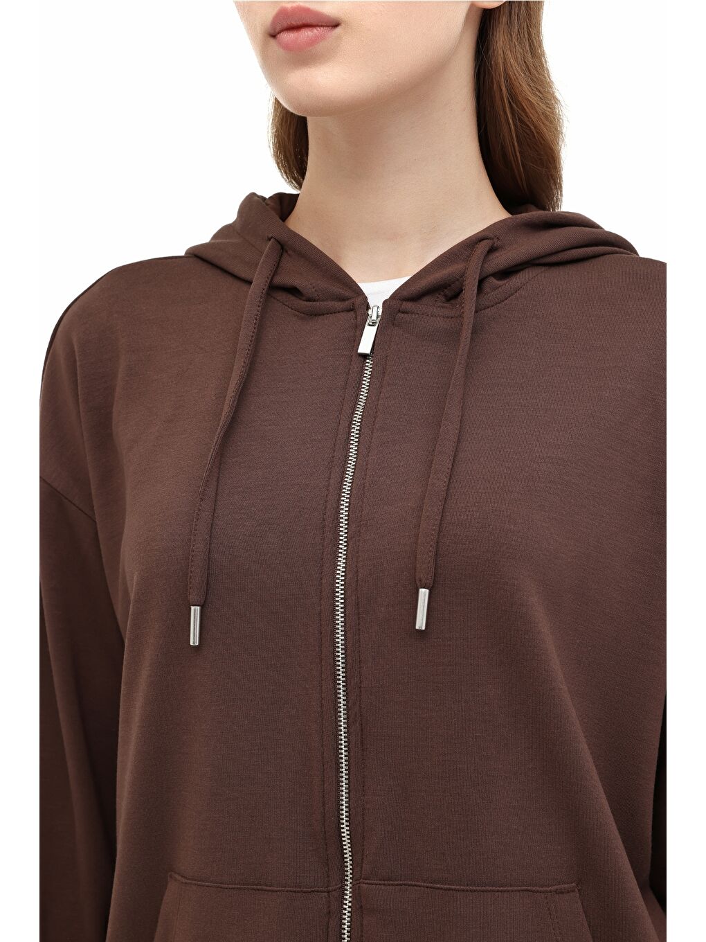 Kahverengi WB CARLA-H GINSEN 5PR KAHVERENK Kadın Eşofman Üstü-3