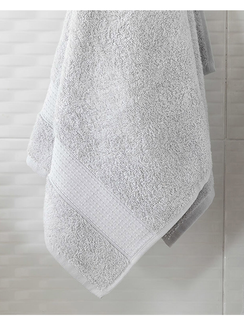 Pure Basic Pamuk Yüz Havlusu 50x90 cm Gri-1