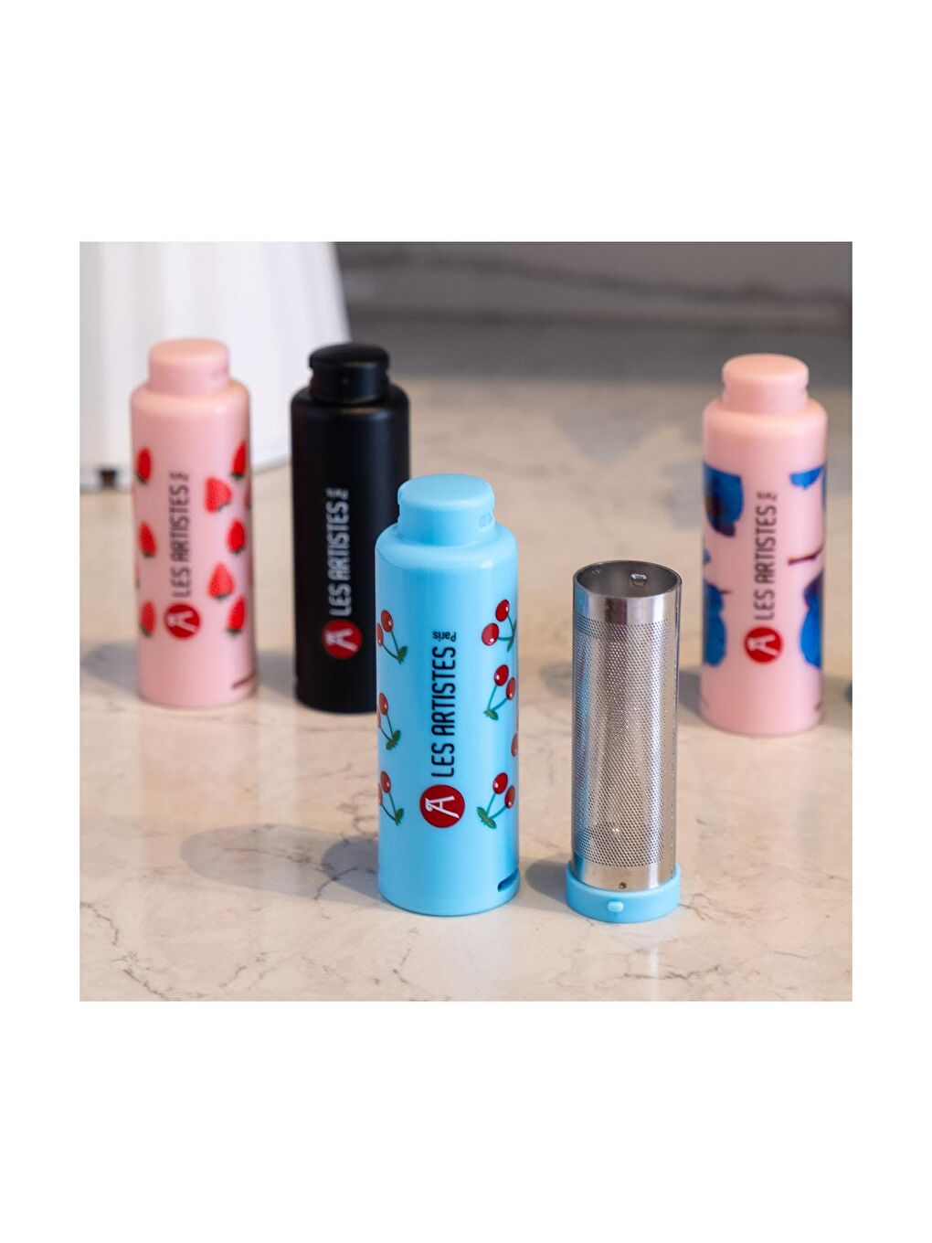 Kırmızı Çelik Termos İçin Çay Demleme Aparatı Strawberry-3