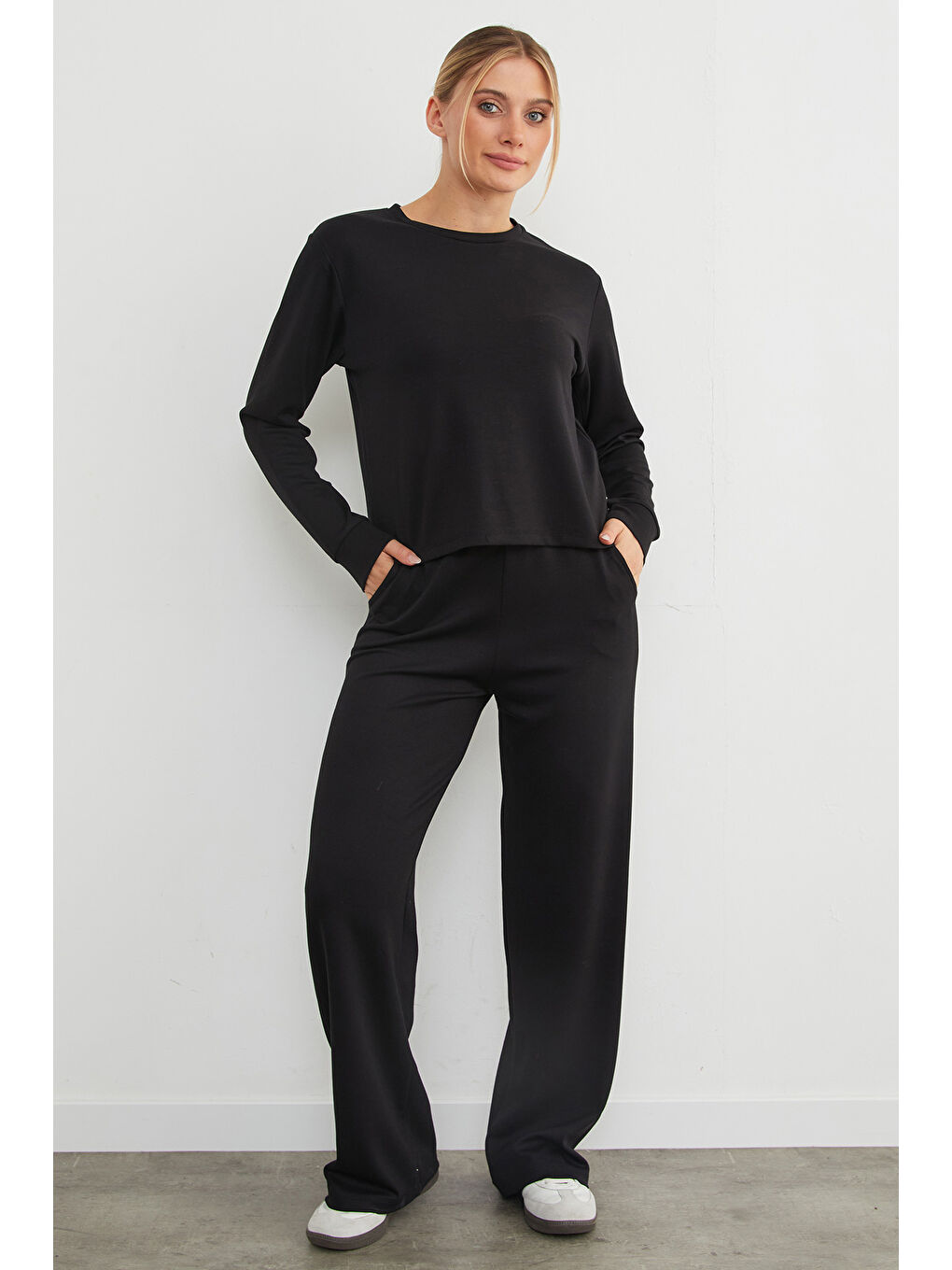 Siyah Basic Modal 2 Li Takım