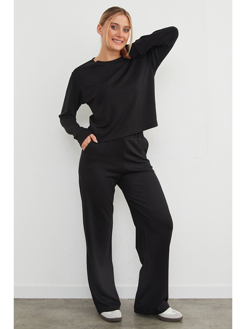 Siyah Basic Modal 2 Li Takım-1