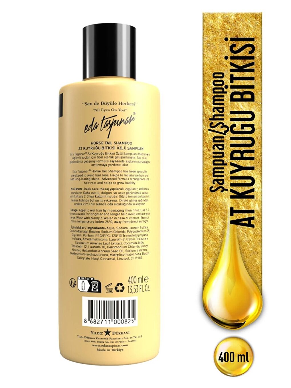 At Kuyruğu Bitkisi Özlü Şampuan, Büyüleyen Saç Bakım Serisi, Sen de Büyüle Herkesi!, 400 ml-1