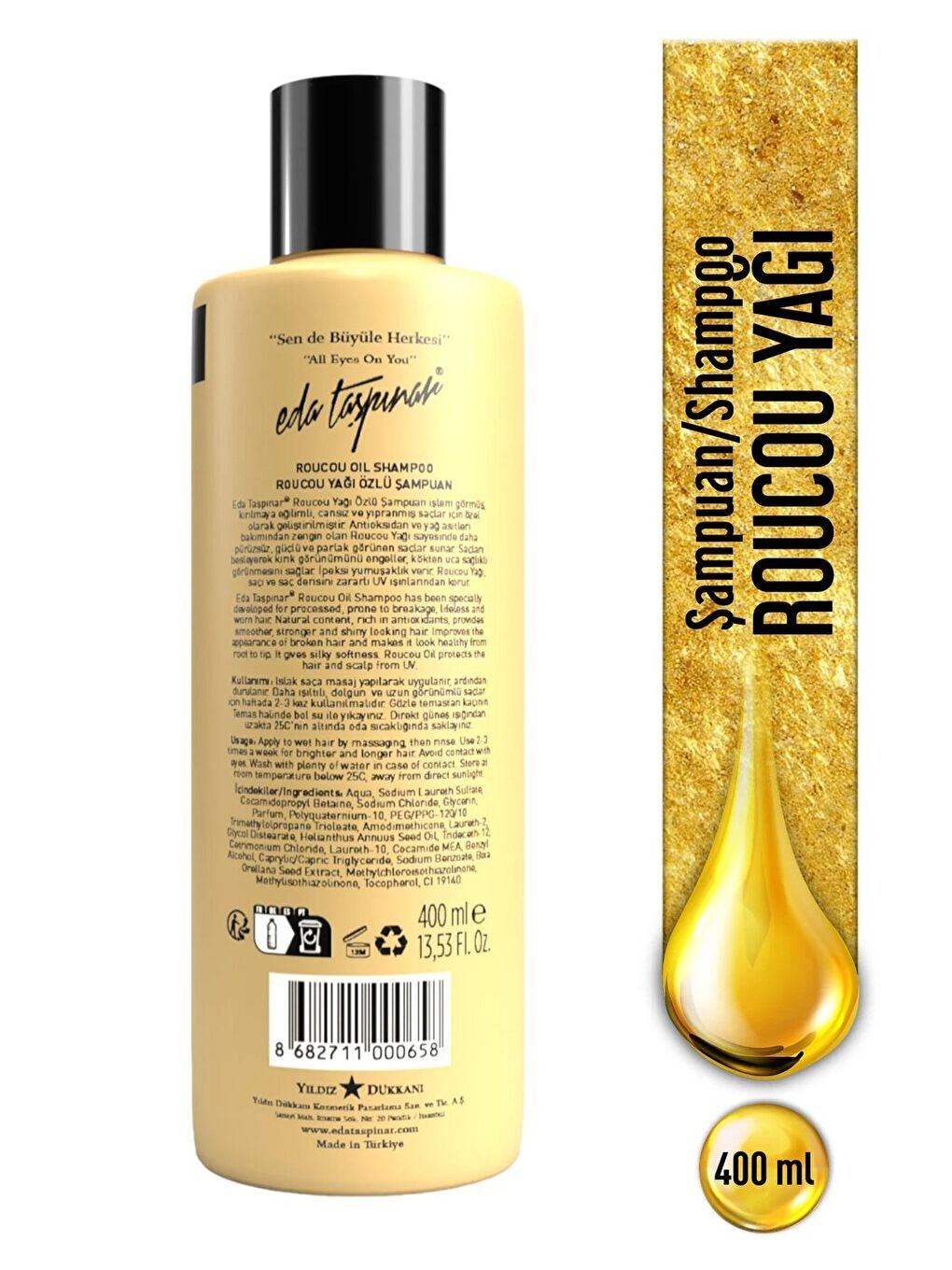 Roucou Yağı Özlü Şampuan, İşlem Görmüş Saçlar, Büyüleyen Saç Bakım Serisi, 400 ml-1