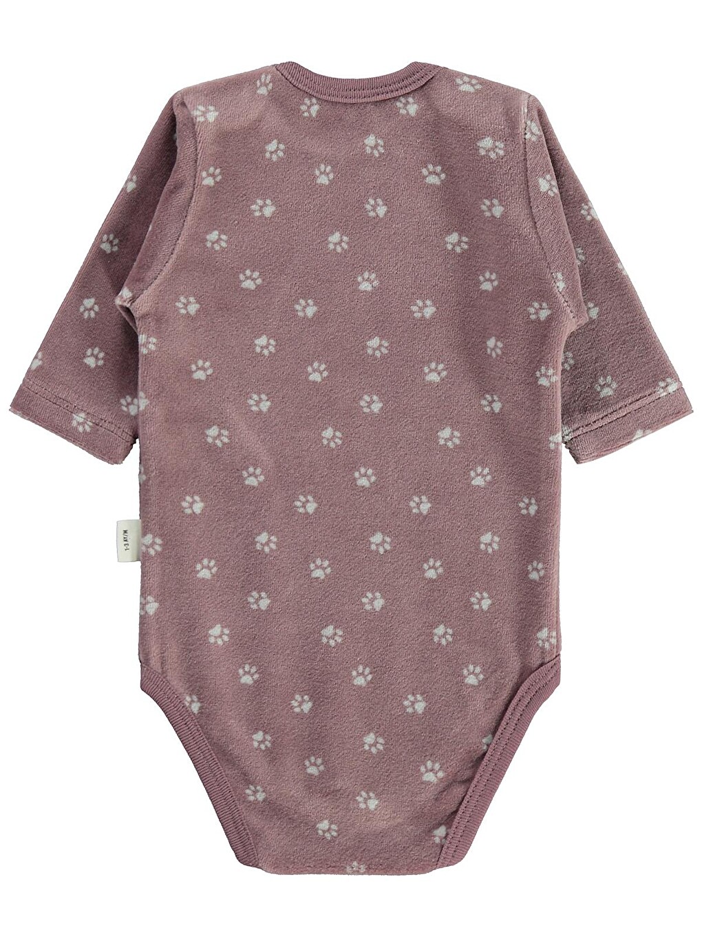 Kahverengi Baby Mini Pati Empirme 1-18 Ay Çıtçıtlı Badi - Kahve-1