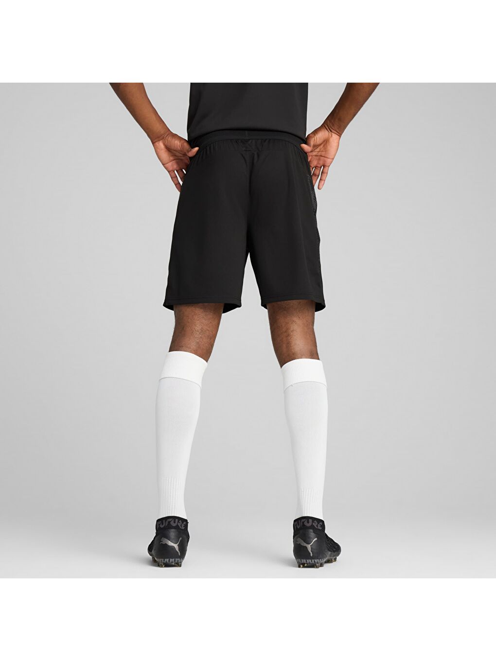 Siyah teamCUP Football Erkek Şort-2