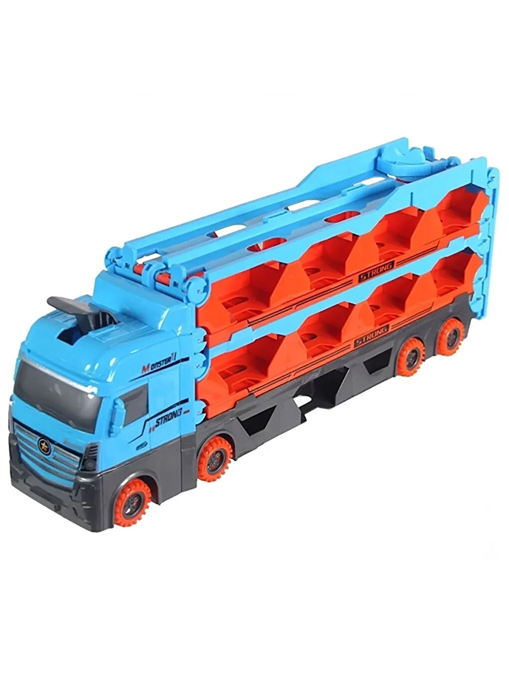 Yarış Pisti Özellikli Araç Taşıyıcı Tır Mavi-1