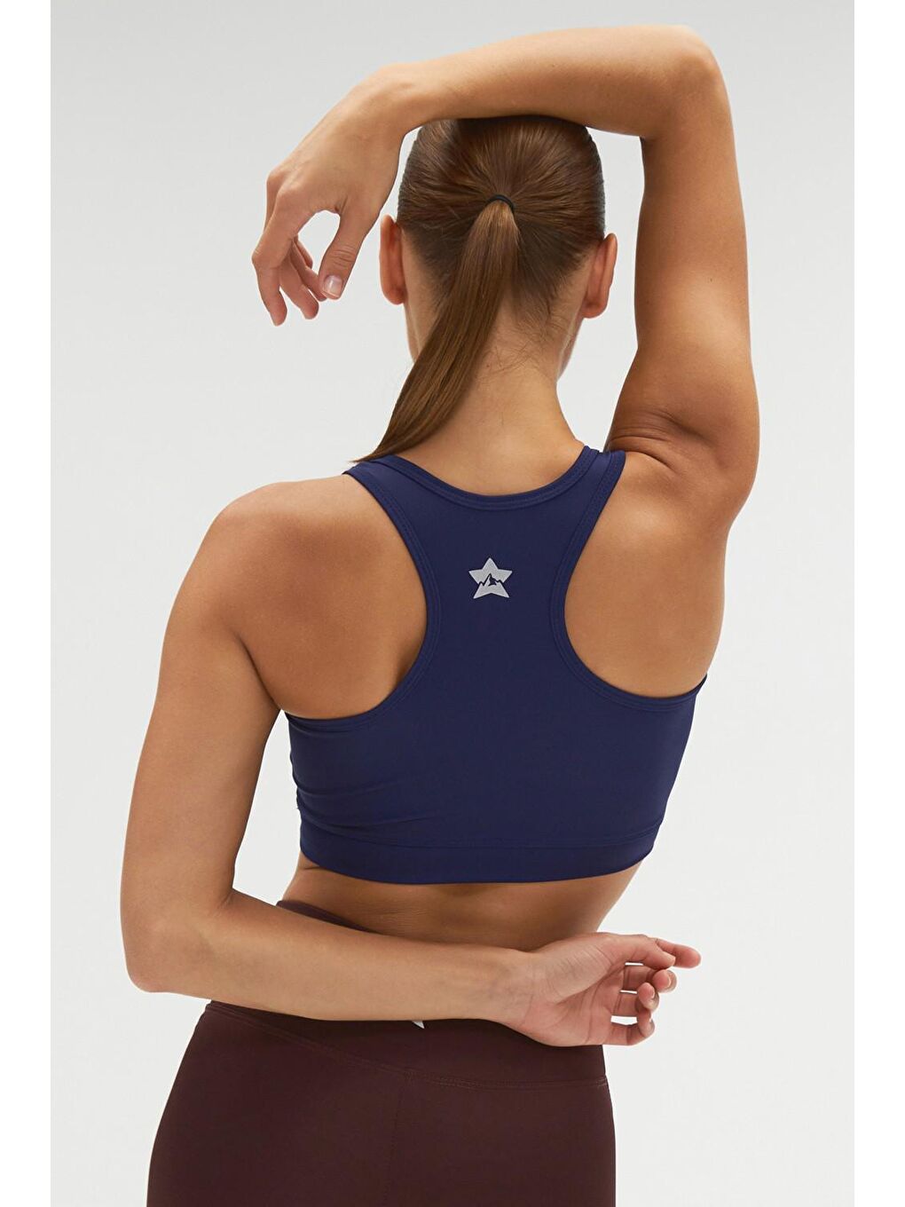 Joystar Lacivert Halter Yaka Spor Sütyeni - 2